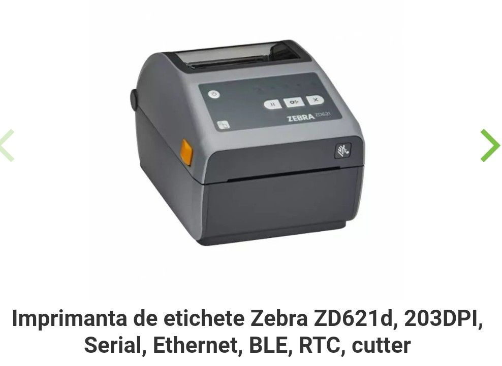 Imprimanta de etichete Zebra ZD621d