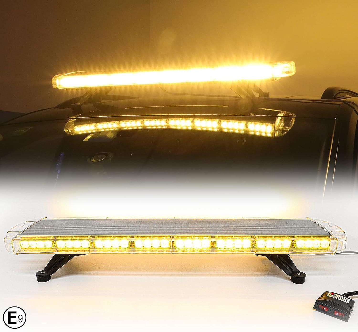 96.5 см 72 led лед 72w мощна аварийна диодна сигнална лампа блиц 12-24