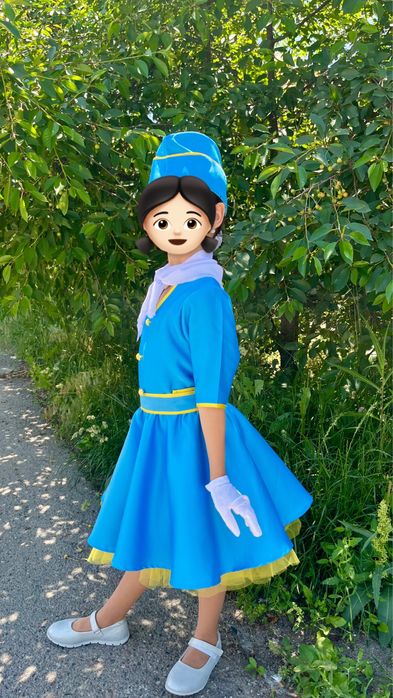 Платье для девочки , костюм стюардессы