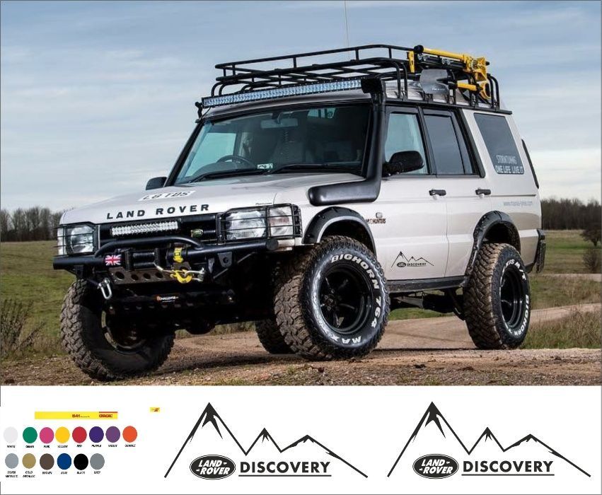 Land rover discovery стикер