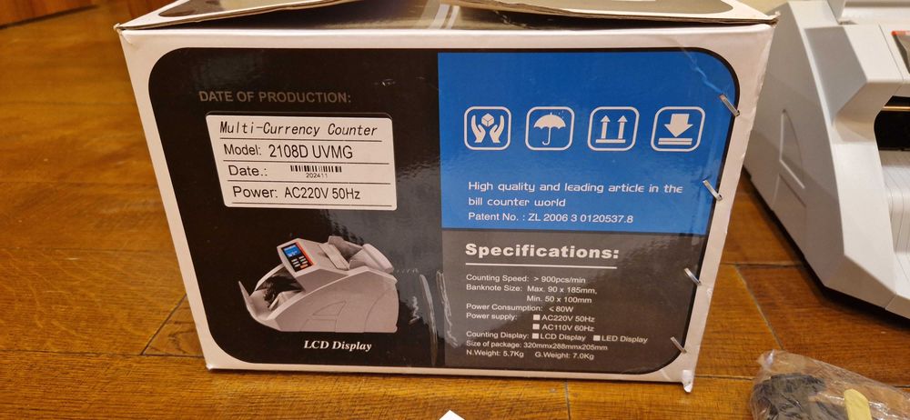 NEGOCIABIL - Vand aparat de numarat bani nou/functional (in garantie)