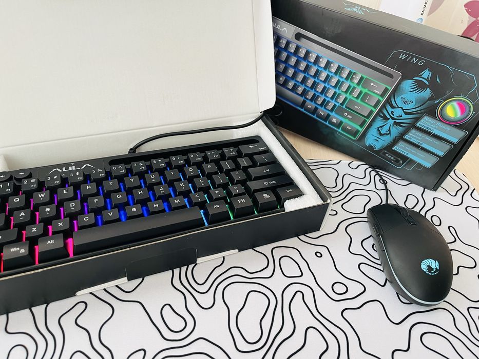 Клавиатура AULA F3061, Игровая мышь G707