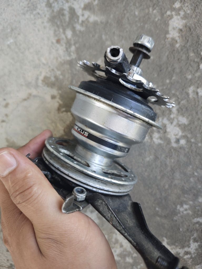 Планеттарная фтулка Shimano 3 скорости+ Нейтральная скорость