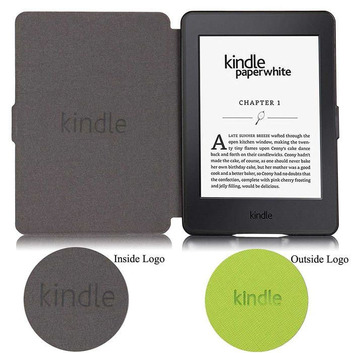 Husa Smart Amazon All-New Kindle 6'' 8th Gen 2016 + folie + stylus