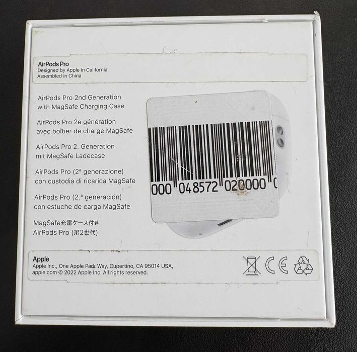 Слушалки Apple Airpods Pro 2 (ОРИГИНАЛНИ купувани от Технополис)