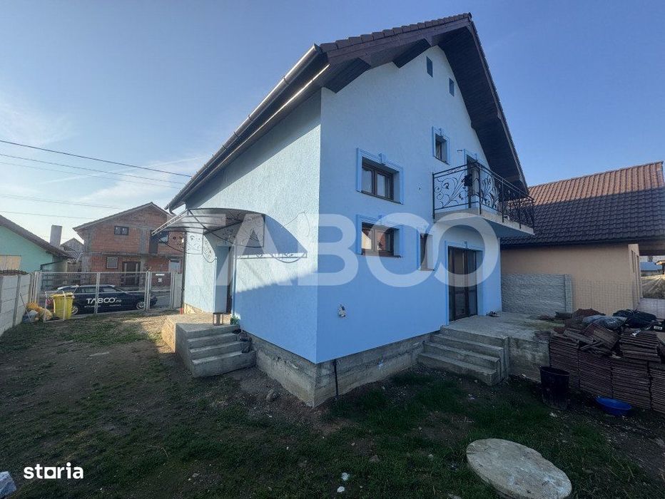 Casa individuala cu 5 camere 130 mpu teren 300 mp Cristian Sibiu