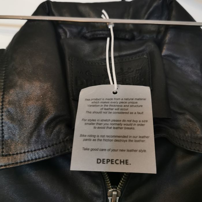 Rochie piele naturala Depeche, noua cu eticheta