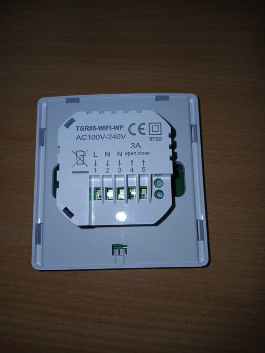 Termostat inteligent Beok, TGR85-WIFI-WP, alb