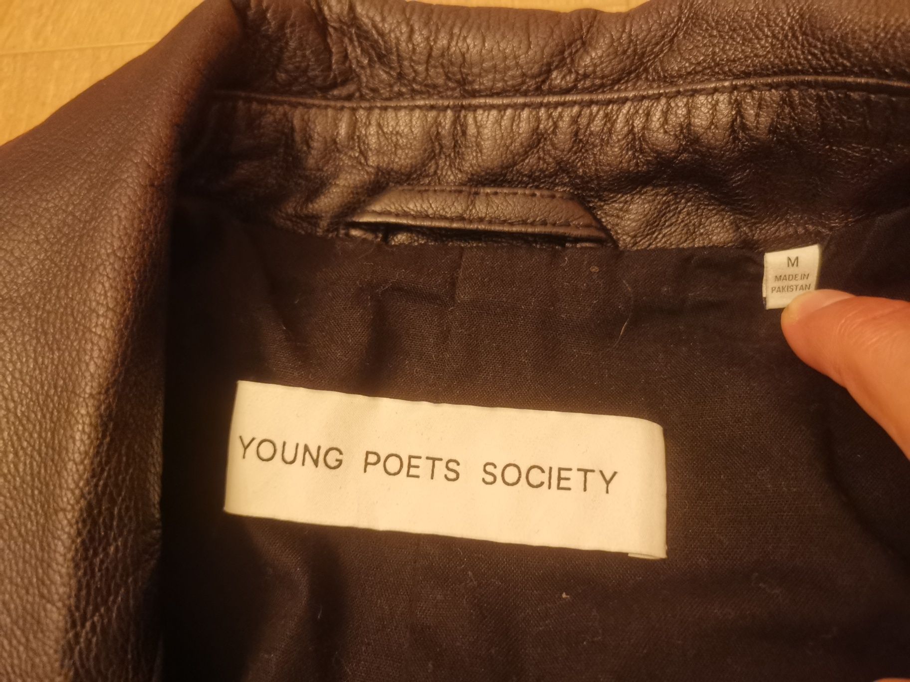 Geaca piele biker Young Poets Society YPS (Allsaints, Massimo, Thiga)