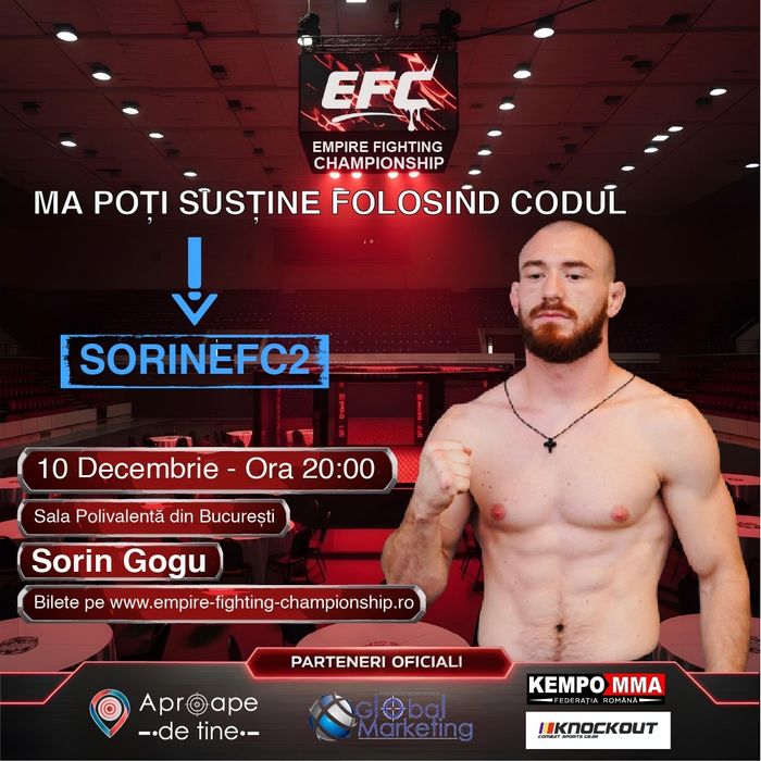 Bilete MMA 10 decembrie