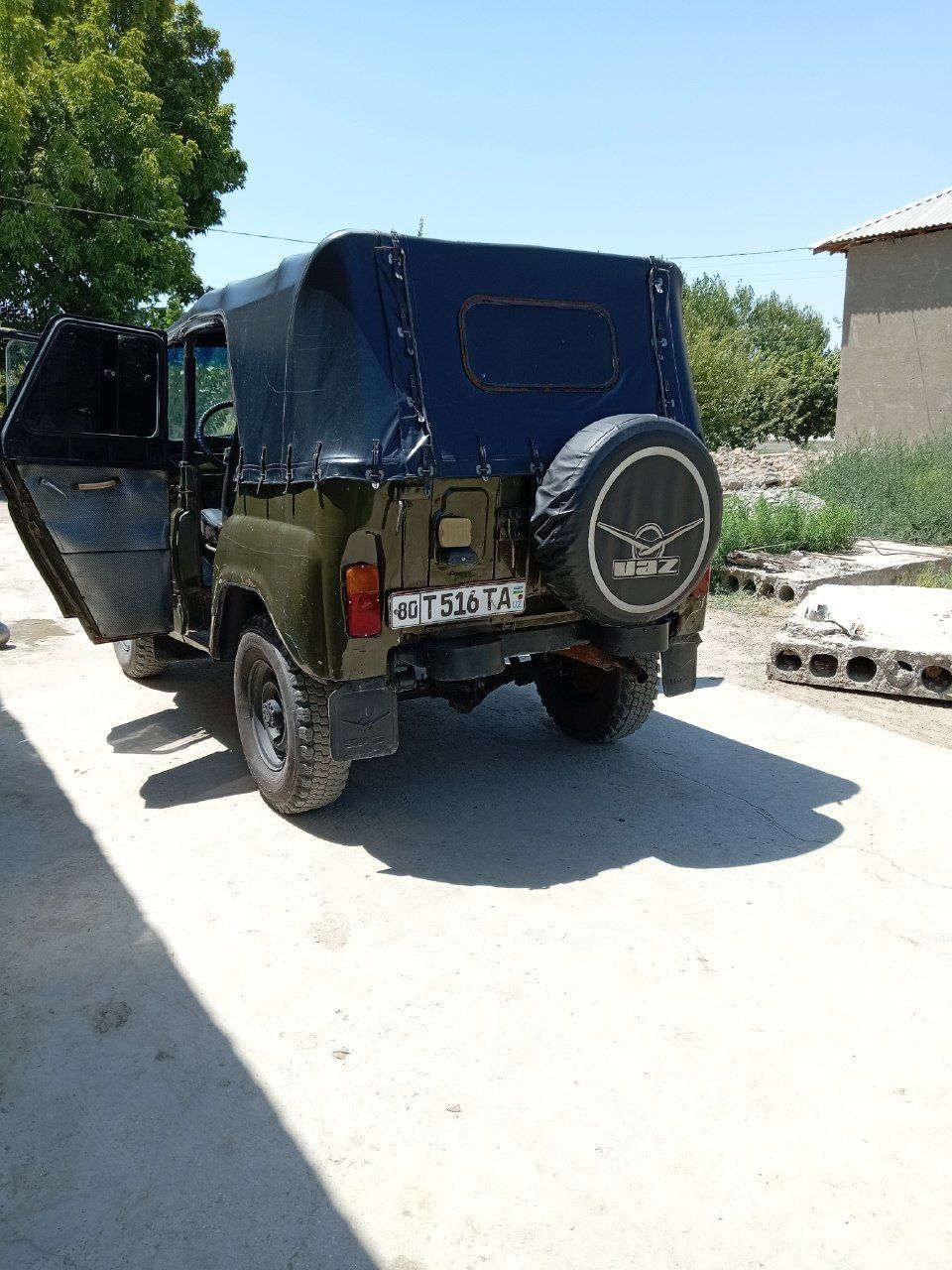 Uaz holati alo dzilni qolgan maʼlumotlar pastdagi raqam orqali