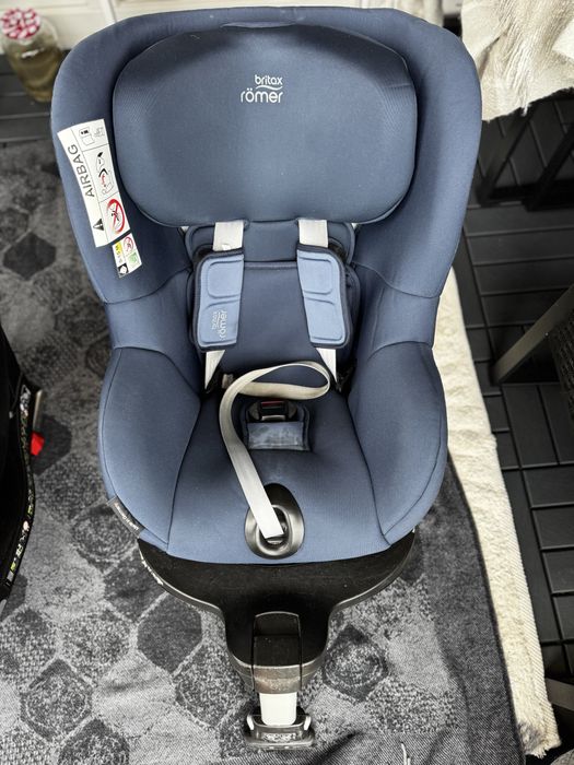 Scaun Auto Britax Romer Swivel- Rotație 360, Albastru & Roz