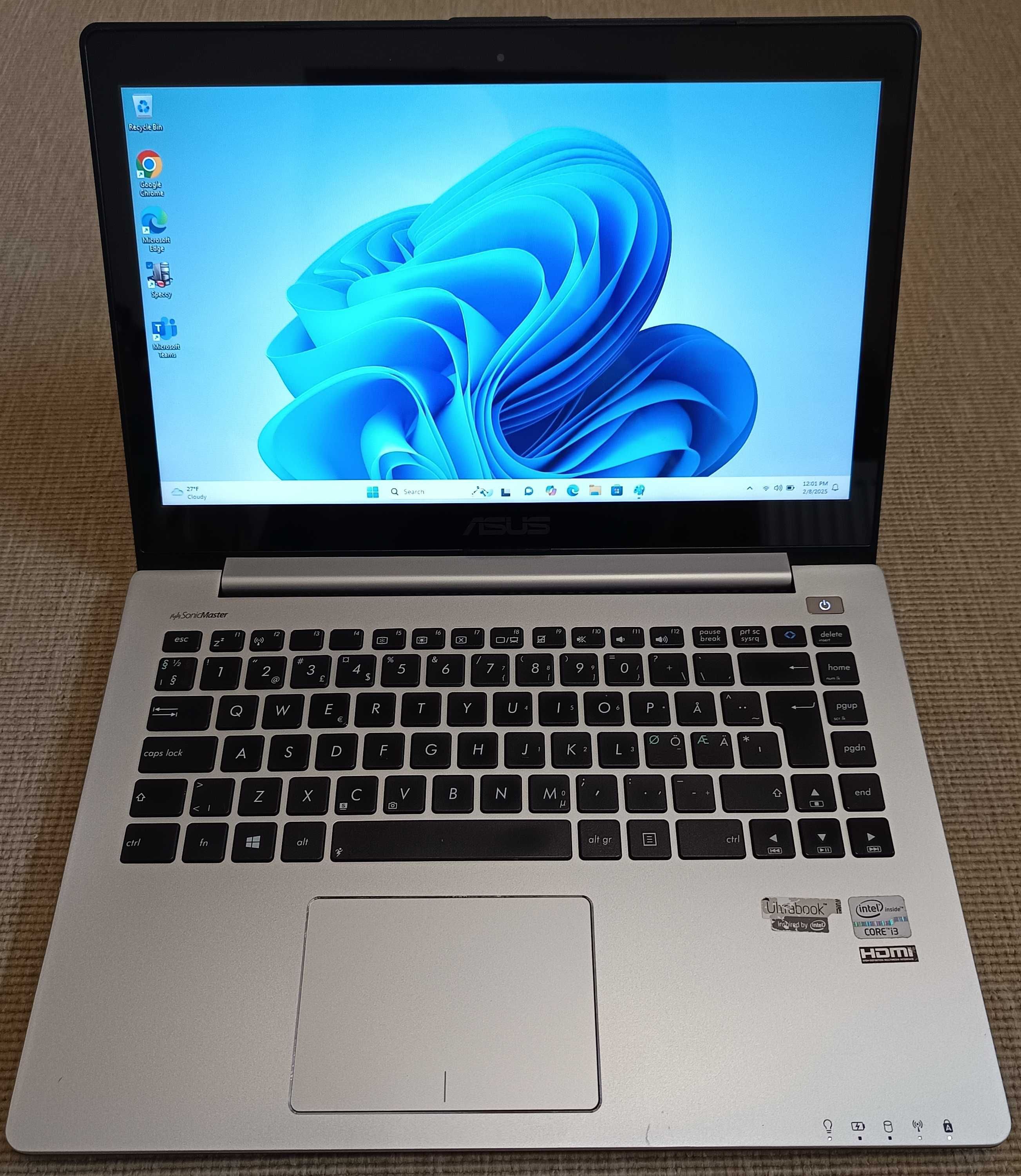 Laptop Asus Ultrabook  SSD 512 Gb Ram 12Gb 14.''-- 36 Cm