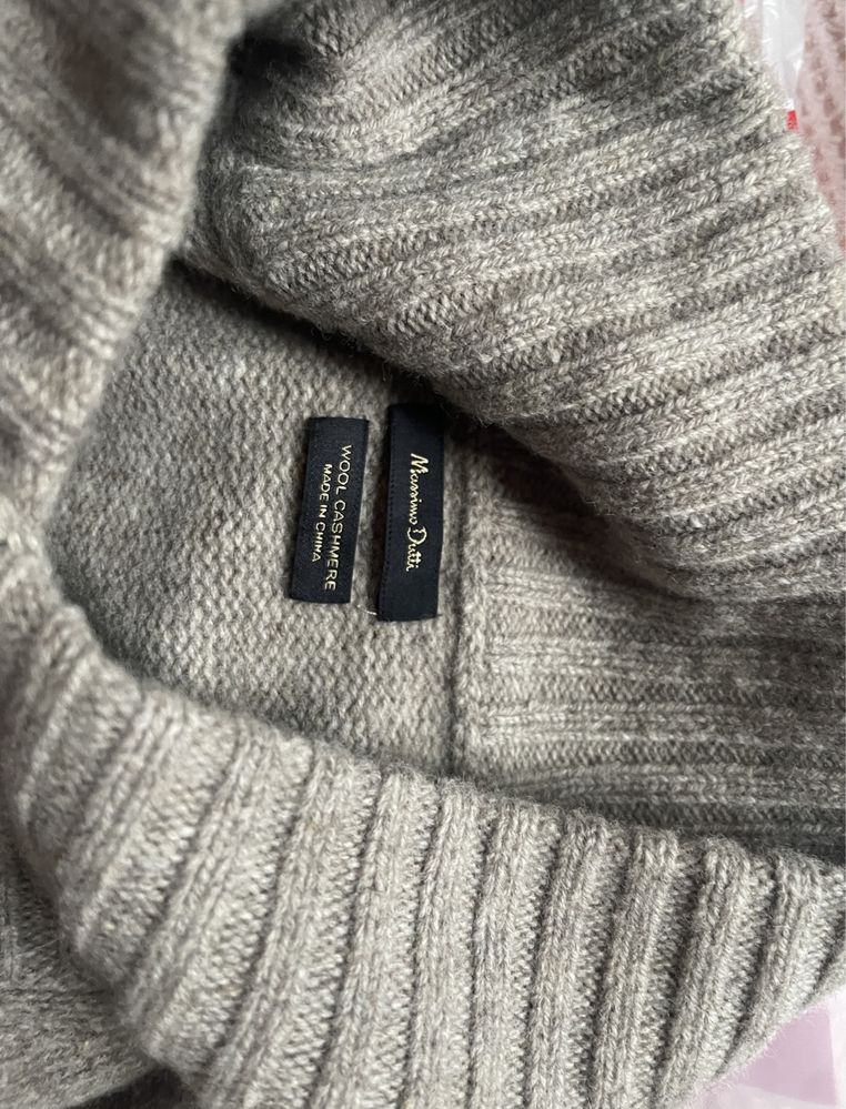 Кашмирен вълнен дамски пуловер Massimo Dutti