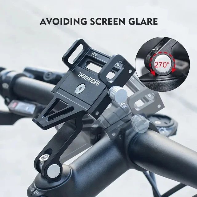 Suport smartphone pipa cuveta topcase bicicleta mtb cursiera rotativ