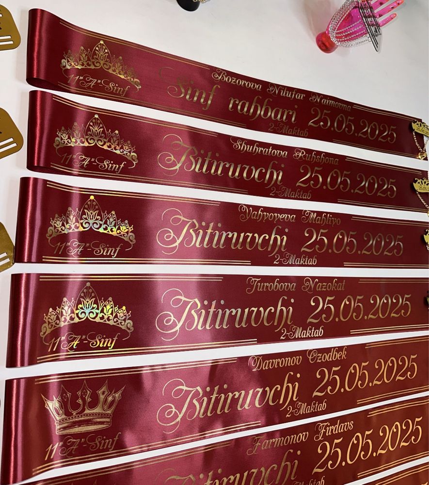 Bitiruvchi Lentalar 2025.