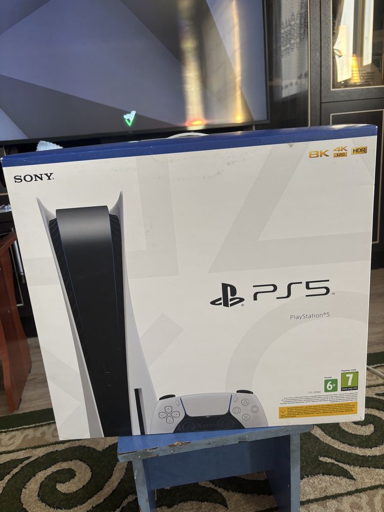 PS5 жағдайы жақсы чек гарнантиясы бар тек үйде қолданылған