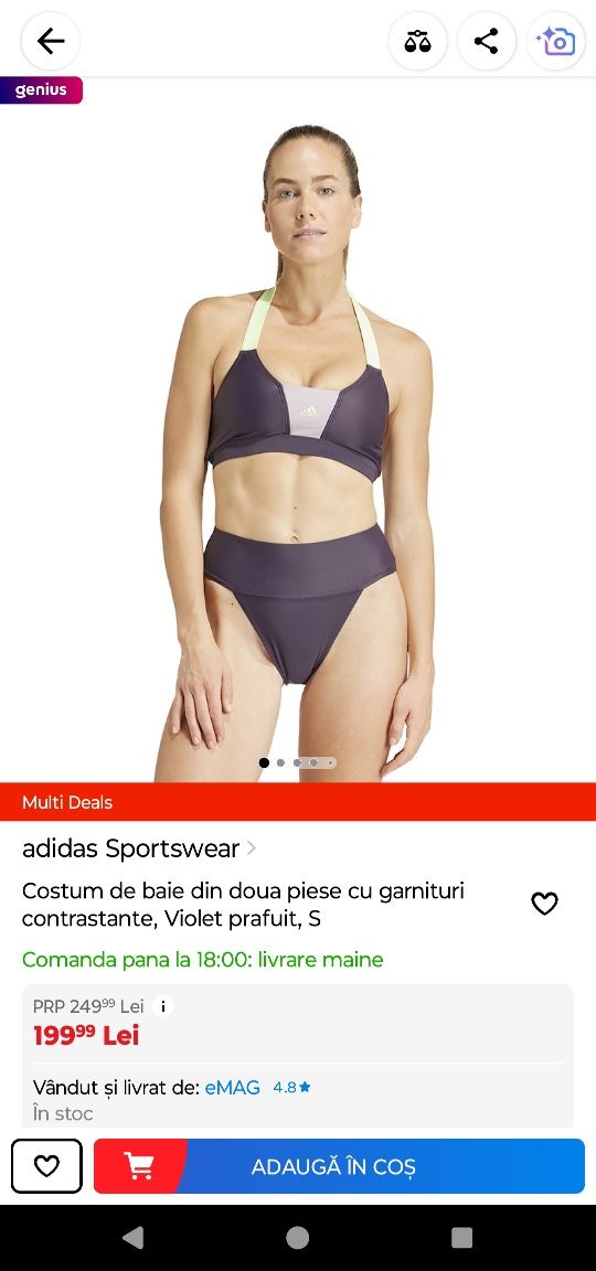 Costum de baie Adidas masura S