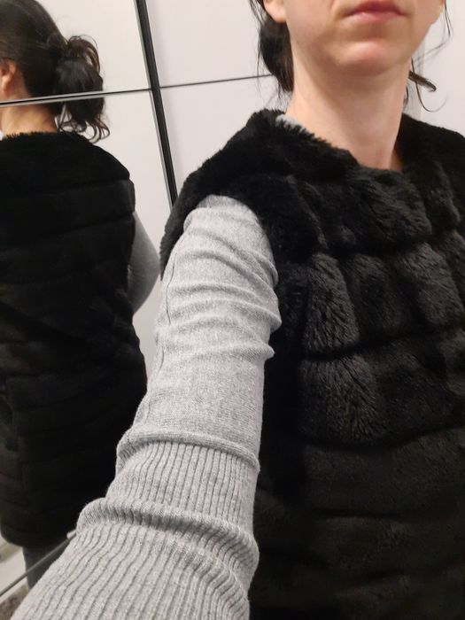 Vestă blană din Italia mărimea L