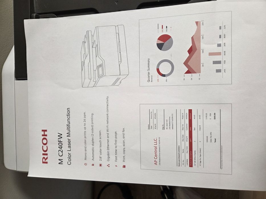 Цветен принтер ricoh