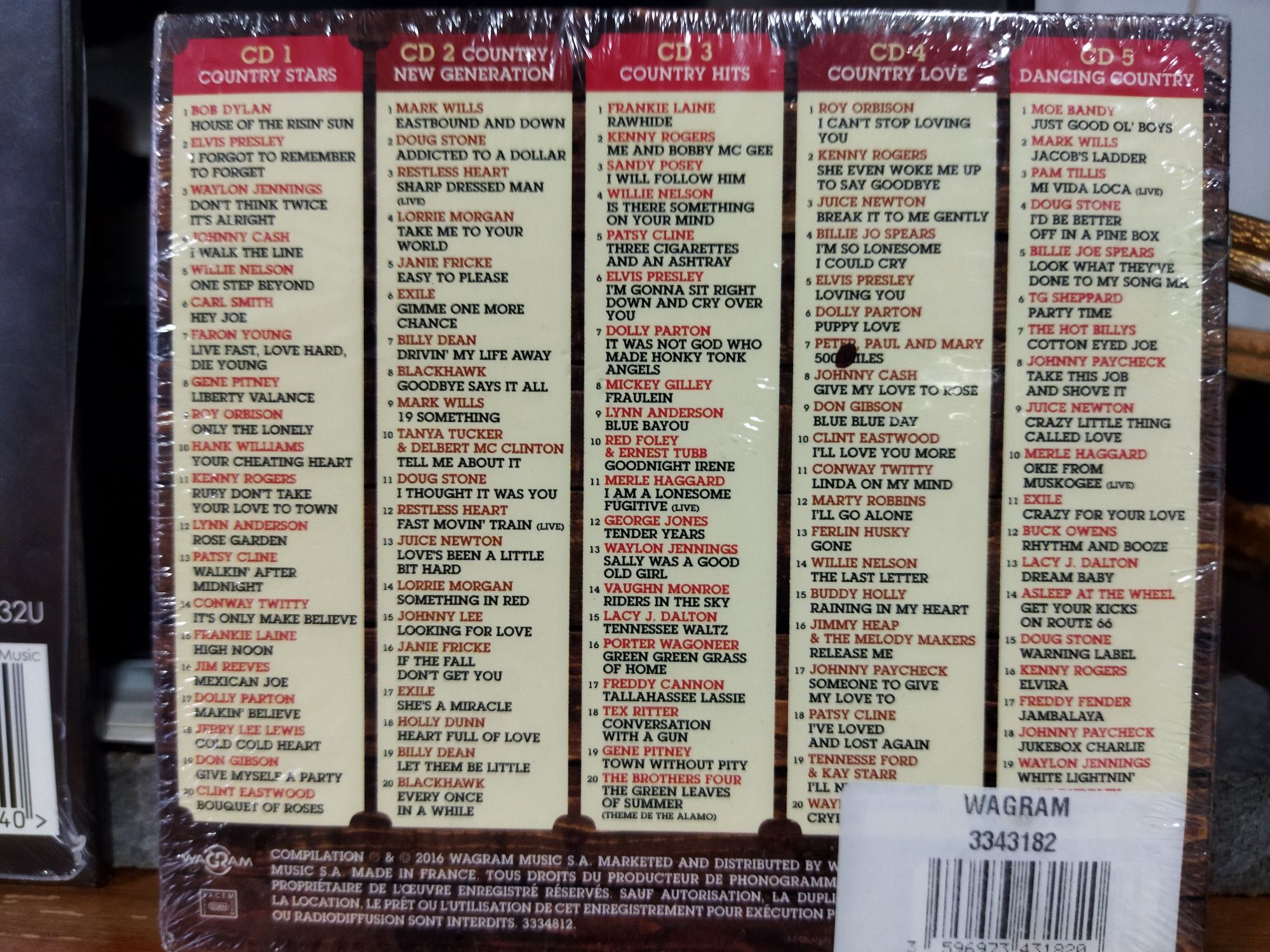 cd 2+1 NRJ., Vinyl Country Music