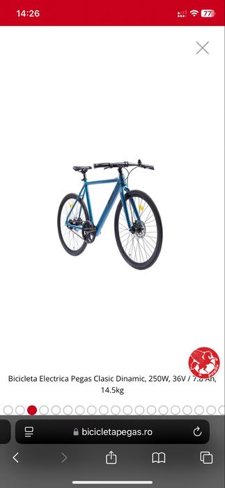 Vand sau schimb Bicicleta electrica Pegas