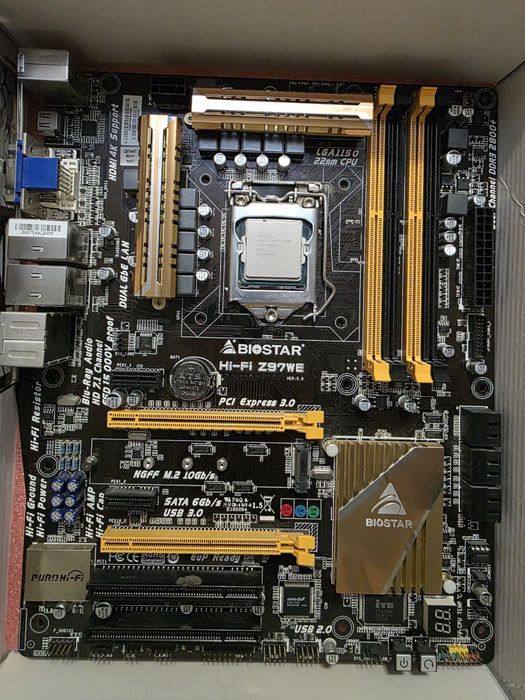 Комплект: i5-4670K + Biostar Z97WE + 8GB RAM