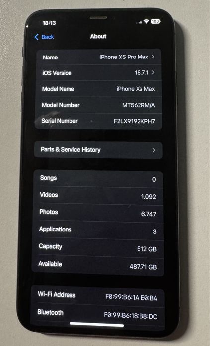 iPhone Xs Max 512GB
