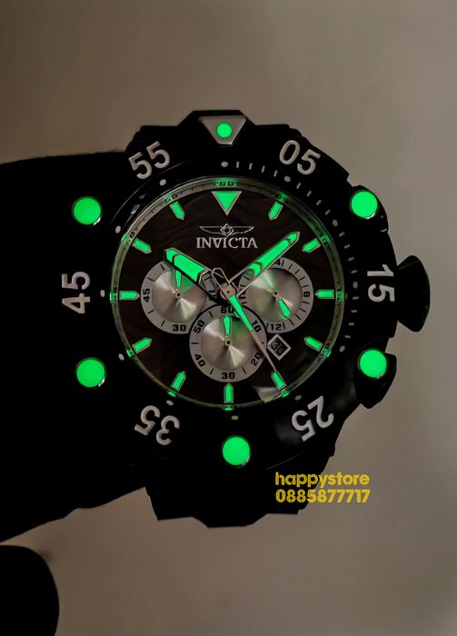 INVICTA Velmore Black 54 mm, Инвикта нов ръчен часовник