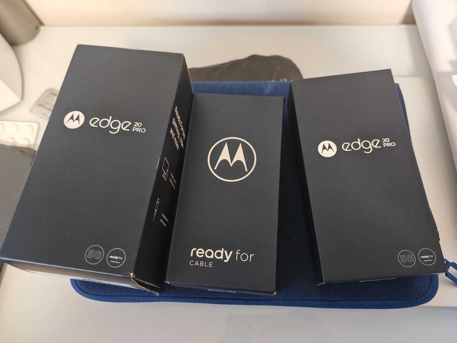 НОВ Motorola EDGE 20 Pro 256GB 12GB Dual SIM Пълен Комплект