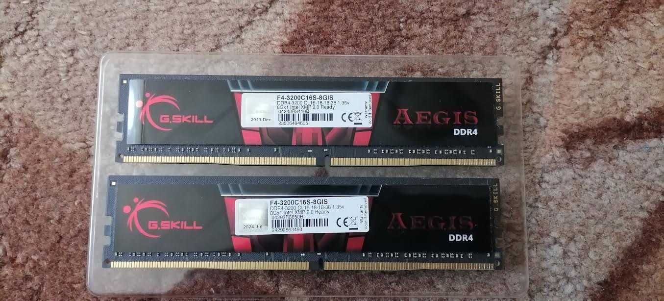 Memorii Ram G.Skill Aegis 16GB DDR4 3200MHz CL16 Dual Channel Kit