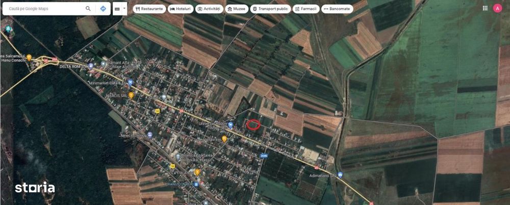 Vand 1800 mp teren intravilan Hanu Conachi