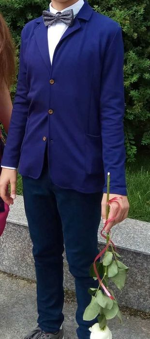 Sacou/cardigan usor pt baiat, mar.40(162-176).