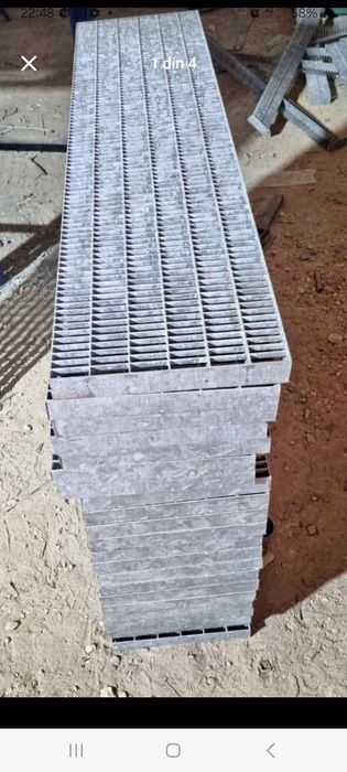 Grătare zincate la diferite dimensiuni