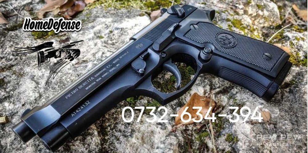 Pistol Airsoft TaurusPT92 Vers II-a FullMetal Co2 PUTERE MAXIMA 6j