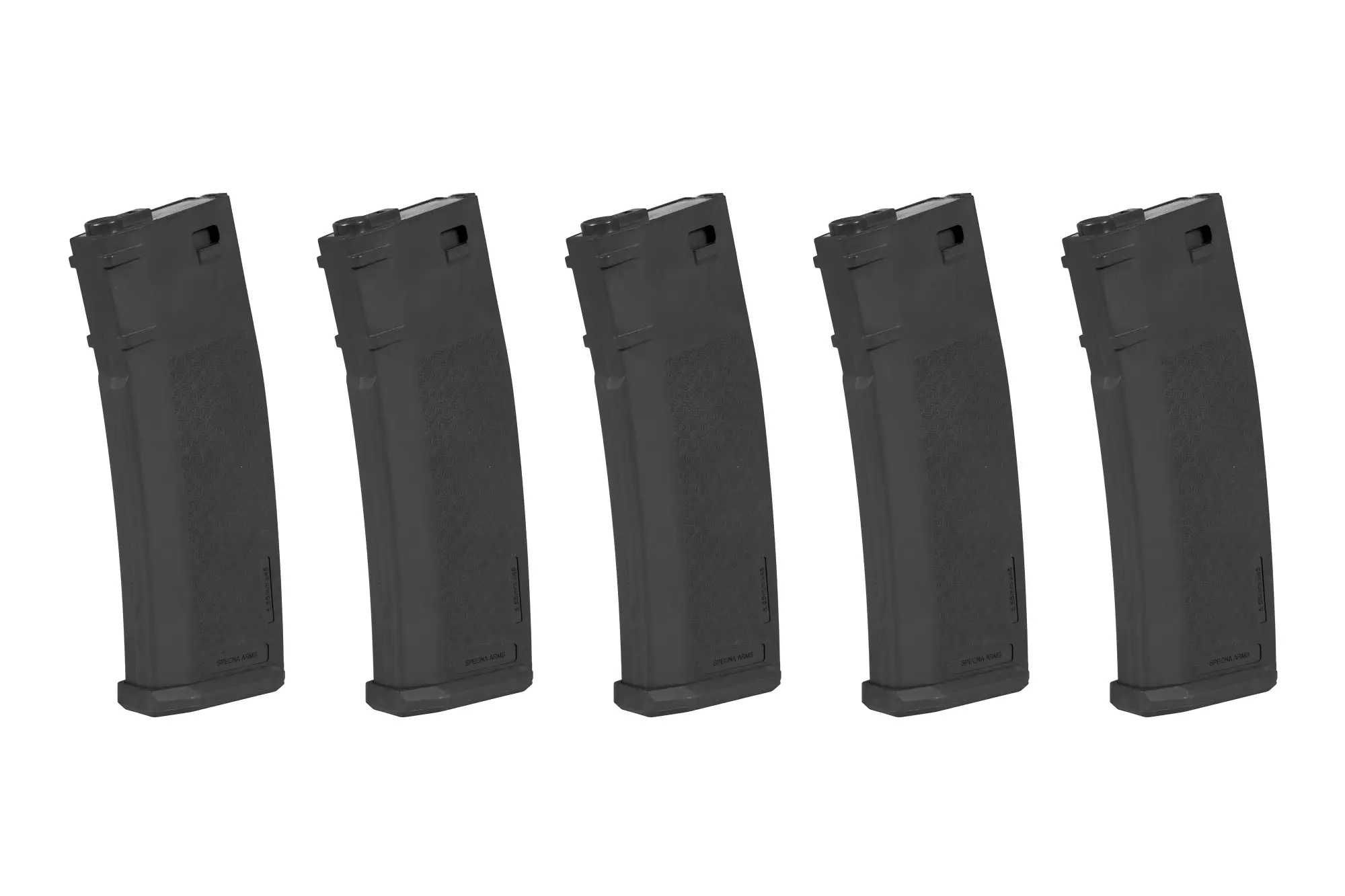 Еърсофт пълнители mid-cap Specna Arms SMag полимерни 120BB's - черни