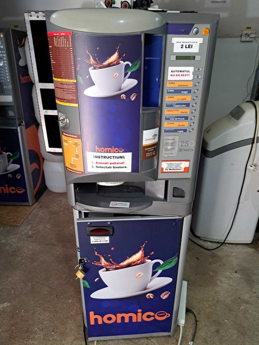 Vand automate cafea Necta Brio250 nerevizionate, complete