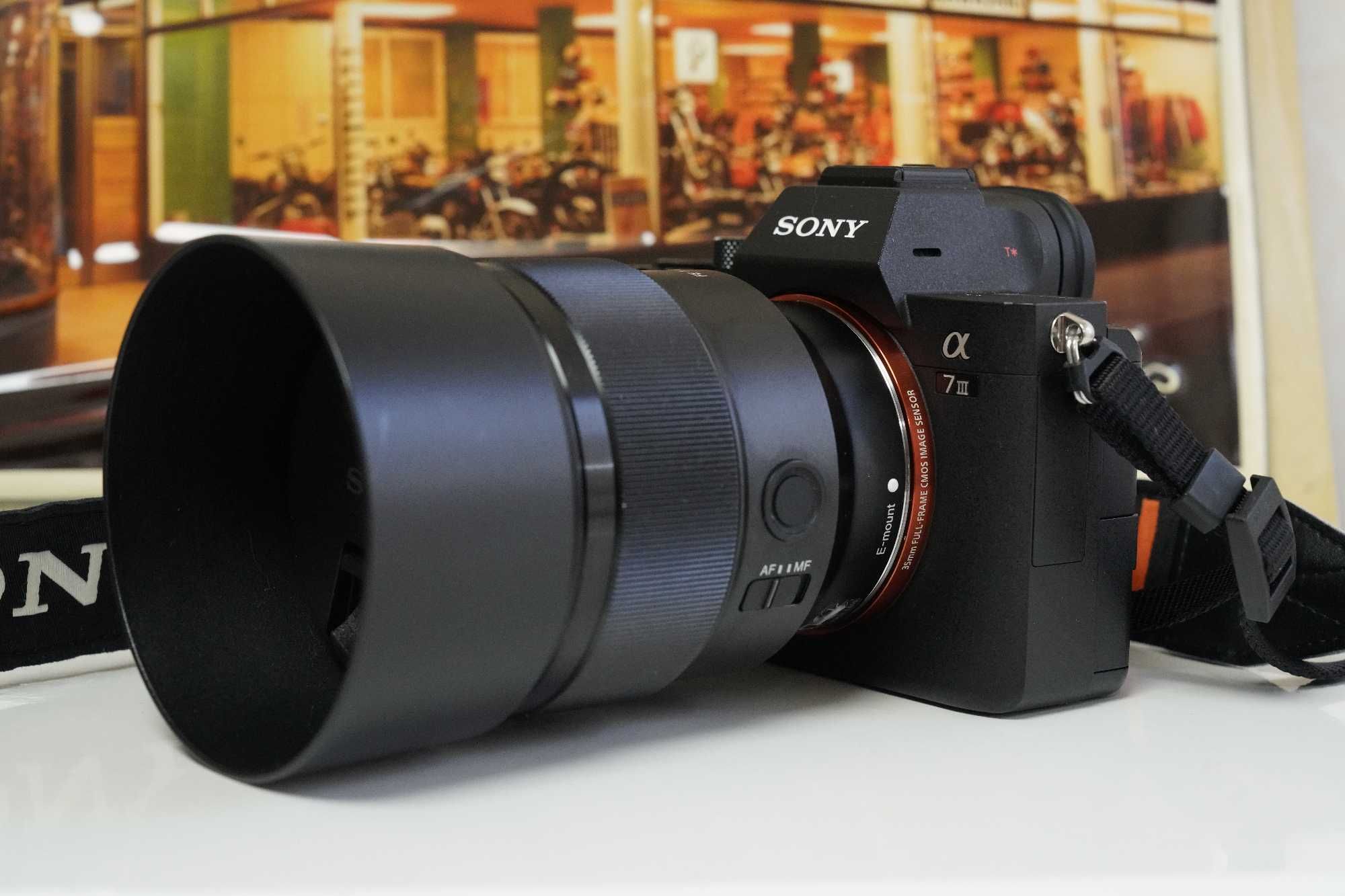 Vand Aparat Photo Sony A7III + Obiectiv Sony FE 1.8 85mm