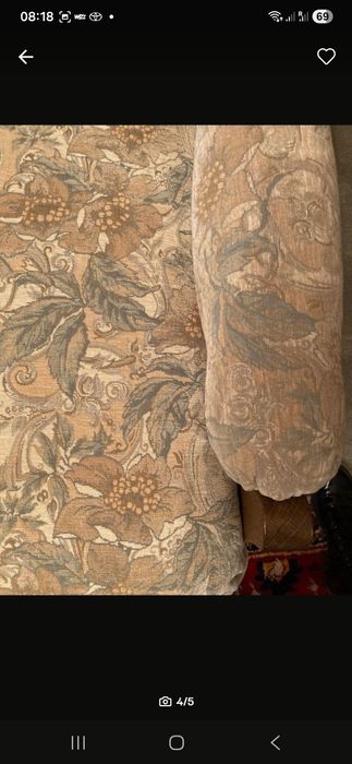 Set canapele lemn masiv +catifea