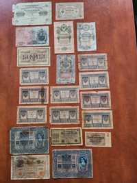 Lot bancnote vechi Rusia, Germania, Austria.