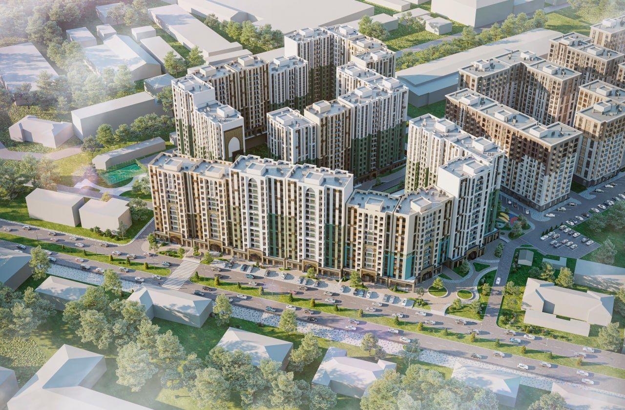 2 комн.евро Ассалом Джами Голден Хаус. Assalom Jomiy Golden House