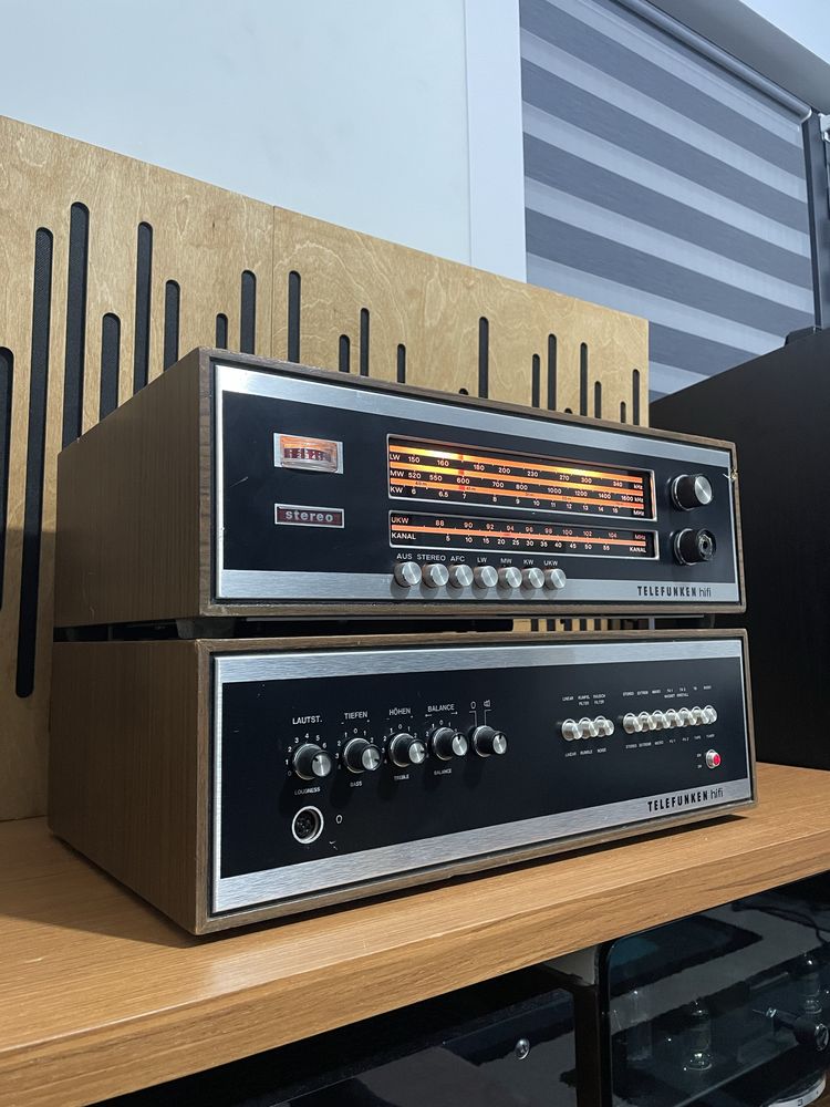 Vand / schimb amplificator telefunken hifi v 201a si tuner t 201