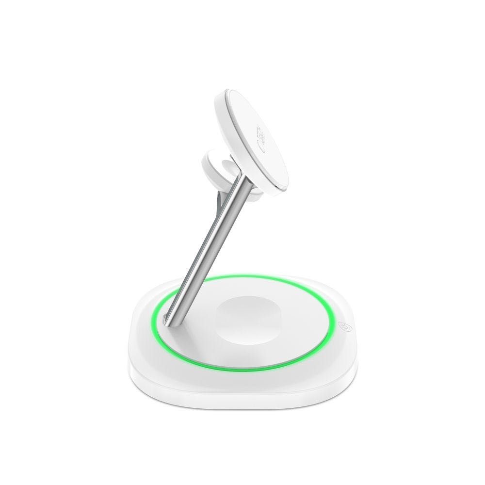 3в1 Магнитно Безжично Зарядно -Tech Protect QI15W-A46