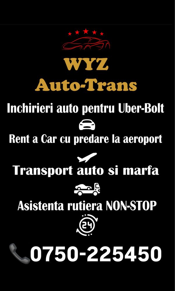 Inchirieri auto microbuze 9 locuri. Turisme5,7 locuri, transport pers.