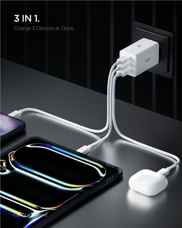 Зарядно устройство Spigen Essential 67W GaN