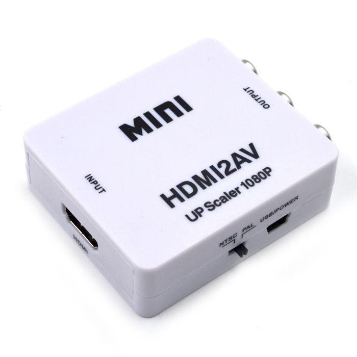 Переходник (адаптер, конвертер) c HDMI на AV («тюльпаны» RCA)