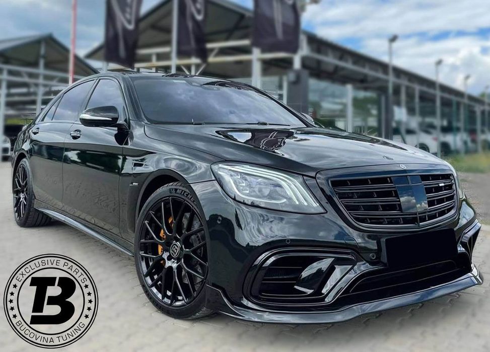 Pachet Exterior Prelungiri compatibil cu Mercedes S Class W222 B Design