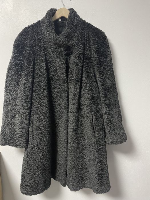 Palton blana artificiala.  XL