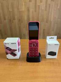 Мобилен телефон Nokia 2660 Flip, Dual SIM, 4G Pink