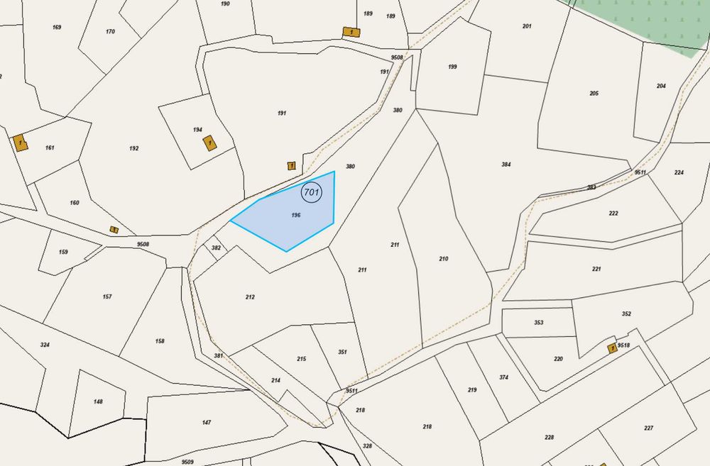 Парцел 846 кв. м, до регулация – с. Устина